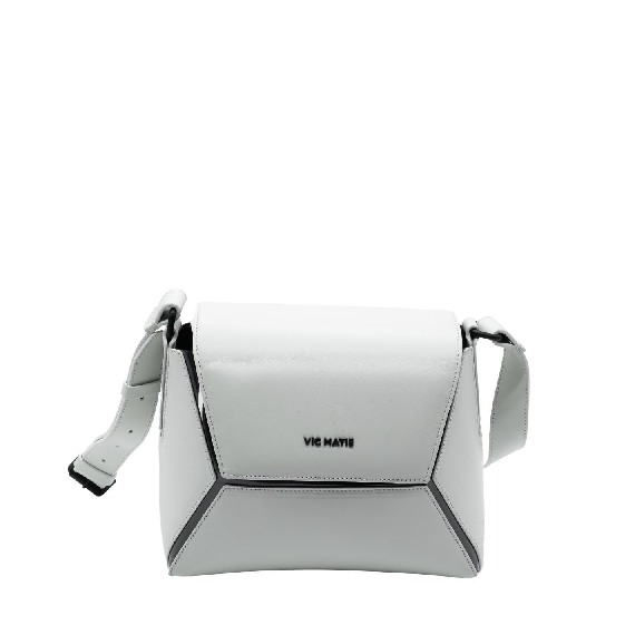 Sofia big pvc<br /> cream/transparent 3D hexagon shoulder bag