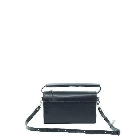 Ofelia<br /> Black Structured Shoulder Bag