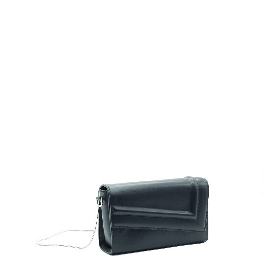 Ofelia<br /> Black Structured Shoulder Bag