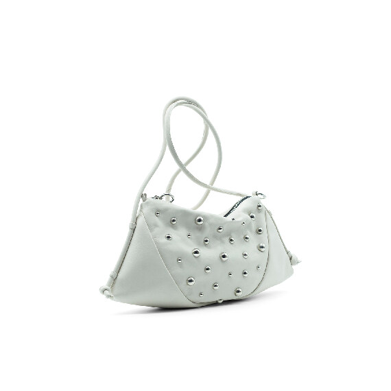 Olga<br />Tracolla panna con borchie