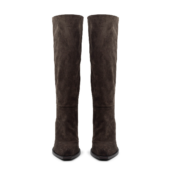 H10 Jolene – Minimal dark brown ankle boot  